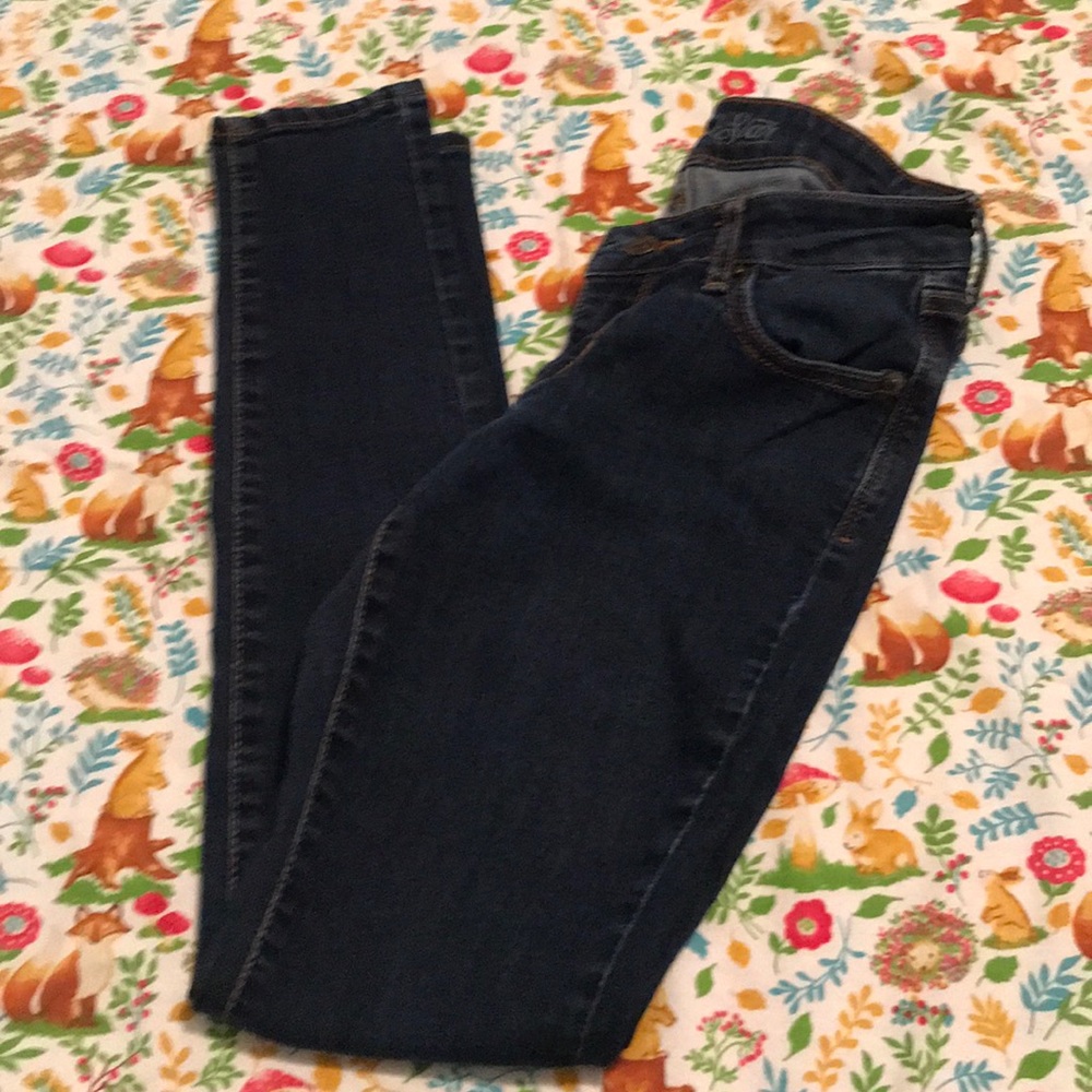 Old Navy Rockstar jeans dark wash size 0 regular